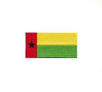 Guinea Bissau National Country Flag Iron Sew on Embroidered Patch
