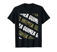 Guinea Camo Pattern Green Camouflage T-Shirt