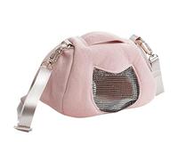 Guinea Carrier, Small Animal Carrier Bag, Portable Breathable Pouch, Lightweight Washable Design, for Hamsters Rabbits Squirrels Travel, 17x12x11cm 75g Velvet