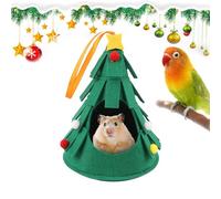 Guinea Christmas Tree, Warm and Cozy Christmas Bed for Small Animals, Guinea Hideaway | Christmas Hamster Toys, Christmas Animal Beds for Guinea & Birds