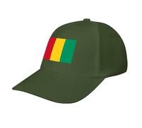 Guinea Flag Baseball Cap,Summer Adjustable Classic Low Profile Hat for Men Women,The Ultimate Accessory for Outdoor Activies Army Green