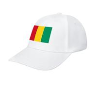 Guinea Flag Baseball Cap,Summer Adjustable Classic Low Profile Hat for Men Women,The Ultimate Accessory for Outdoor Activies White
