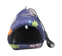 Guinea House - Hamster Bed, Electric Soft USB Heated Pet Accessories, Mice Bed | Small Animal House For Pet Cage Habitat Enclosure Home Nest Hiding Sleeping Playing Resting Indoor