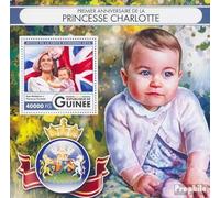 Guinea miniature sheet 2700 (complete. issue) unmounted mint / never hinged ** MNH 2016 Princess Charlotte (Stamps for collectors) British royal family (Diana, Charles, Elisabeth ..)