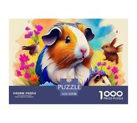 Guinea Pig, 1000-piece Jigsaw Puzzle, Engaging Mental Workout Transforming Leisure Time Into Productive Play, Ideal Cooperative Task Strengthening Communication Teamwork Relationships, Suitable for Ag