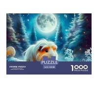 Guinea Pig, 1000-piece Jigsaw Puzzle, Interactive Tabletop Amusement Inspiring Friendly Rivalry Laughter Engagement, Great Choice for Gatherings Celebrations Shared Recreational Moments, Suitable for