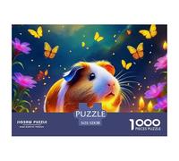 Guinea Pig, 1000-piece Jigsaw Puzzle, Shared Recreational Experience Fostering Emotional Connection Trust Collaboration, Relaxing Home Entertainment Suitable for Multiple Generations, Suitable for Age