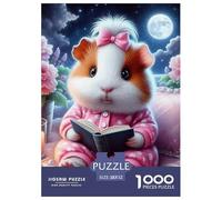 Guinea Pig, 1000-piece Jigsaw Puzzle, Structured Thinking Challenge Offering Purposeful Engagement Away from Screens, Enjoyable Independent Pastime Cultivating Resilience Focus Control, Suitable for A