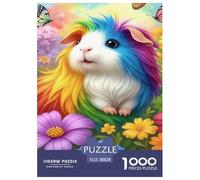 Guinea Pig, 1000-piece Jigsaw Puzzle, Structured Thinking Challenge Offering Purposeful Engagement Away from Screens, Enjoyable Independent Pastime Cultivating Resilience Focus Control, Suitable for A