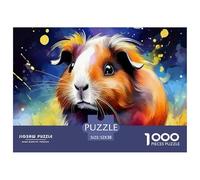 Guinea Pig, 1000-piece Jigsaw Puzzle, Thoughtful Recreational Challenge Promoting Attentiveness Dexterity Steady Progress, Ideal Companion for Calm Personal Reflection Shared Participation, Suitable F