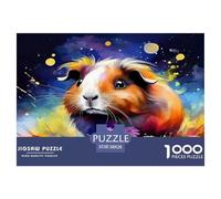 Guinea Pig 1000 Pieces Jigsaw Puzzles with Paper Art Creativity & Gift Giving Adult Fun Challenges 38x26cm/1000pcs