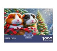 Guinea Pig 1000 Pieces Jigsaw Puzzles with Paper Art Creativity & Gift Giving for Enthusiasts Educational Games 38x26cm/1000pcs