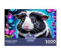 Guinea Pig 1000 Pieces Jigsaw Puzzles with Paper Art Perfect for Relaxation Adults Or Families Fit Fun Challenges 38x26cm/1000pcs