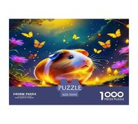 Guinea Pig 1000 Pieces Jigsaw Puzzles with Paper Art Perfect for Relaxation for Enthusiasts Educational Games 70x50cm/1000pcs
