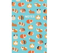 Guinea Pig - A5 Notebook - 100 Lined Pages. (Blue)