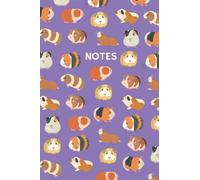 Guinea Pig - A5 Notebook - 100 Lined Pages (Purple)