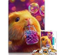 Guinea Pig Adult Jigsaw Puzzles 1000,Educational Game Challenge Toy Wall Decoration Unique Birthday And Xmas Gifts 50x75cm
