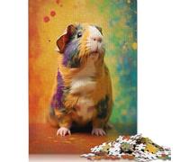 Guinea Pig Animals Puzzle for Adults 500 Pieces Puzzle Jigsaws for Adults Home Decoration Puzzle Toys 500pcs (52x38cm)