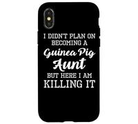 Guinea Pig Aunt Apparel - Amazing Funny Aunts Design Case for iPhone X/XS