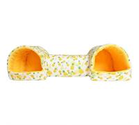 Guinea Pig Baby Hidden Tunnel Bed - Washable Polyester Small Animal House/Cave | All-Season Comfort for Rabbits, Ferrets, Hamsters | Pet Game & Rest Space