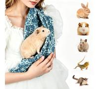 Guinea Pig & Bearded Dragon Carrier Bag - Small Pet Travel Sling Backpack Portable Bonding Pouch for Lizard Chameleon Chinchilla Hamster Outdoor Trips Vet Visits Hiking
