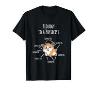 Guinea Pig Biology To A Physicist Funny Physics T-Shirt