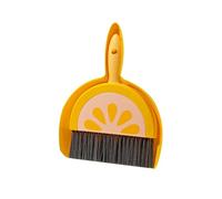 Guinea Pig Brush, Mini Sweeping Set for Small Animal Cages, Space-Saving Cleaning Accessories with Dust Scoop and Brush, Suitable for Hamsters, Guinea Pigs, Chinchillas with Hanging Hole (#C-02)