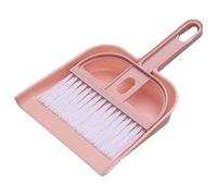 Guinea Pig Brush, Mini Sweeping Set for Small Animal Cages, Space-Saving Cleaning Accessories with Dust Scoop and Brush, Suitable for Hamsters, Guinea Pigs, Chinchillas with Hanging Hole (#B-02)