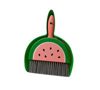 Guinea Pig Brush, Mini Sweeping Set for Small Animal Cages, Space-Saving Cleaning Accessories with Dust Scoop and Brush, Suitable for Hamsters, Guinea Pigs, Chinchillas with Hanging Hole (#C-01)