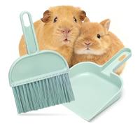 Guinea Pig Cage Cleaner Tool Mini Dustpan and Brush Set for Small Animals/Rabbit/Chinchilla