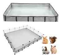 Guinea Pig Cage Liner Tarp Bottom Waterproof and Washable Base Also for Rabbits, Bunny, Chinchesillas, Hedgehog, Ferrets and Other Small Animals(48x60 inches)