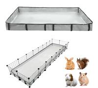 Guinea Pig Cage Liner Tarp Bottom Waterproof and Washable Base Also for Rabbits, Bunny, Chinchesillas, Hedgehog, Ferrets and Other Small Animals(24x96 inches)