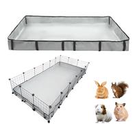 Guinea Pig Cage Liner Tarp Bottom Waterproof and Washable Base Also for Rabbits, Bunny, Chinchesillas, Hedgehog, Ferrets and Other Small Animals(36x72 inches)