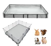 Guinea Pig Cage Liner Tarp Bottom Waterproof and Washable Base Also for Rabbits, Bunny, Chinchesillas, Hedgehog, Ferrets and Other Small Animals(42x56 inches)