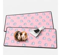 Guinea Pig Cage Liners 2 Pack 61x120cm with Dustpan & Brush