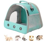 Guinea Pig Carrier, Small Animal Bird Rabbit Turtle Cage Bag, African Hedgehog Portable Travel Carrier Outdoor Hangbag for Bird Rabbit Guinea Pig Squirrel