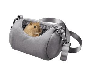 Guinea Pig Carriers - Small Animal Warm Plush Travel Bag | Portable Outgoing Travel Carrying Case With Mesh Window | Soft Pet Pouch Lizard Bird Carrier Cage Shoulder Tote Lightweight
