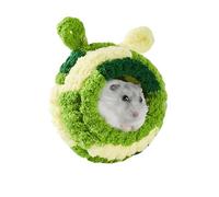 Guinea Pig Cave Bed - Hedgehog Habitat Cage with All-Inclusive Design | Cute Ear Accent & Cage Nest Accessories | Perfect for Hamsters, Bunnies, Sugar Gliders & Small Animals | Guinea Pig Cave