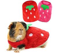 Guinea Pig Clothes 2 Packs - Small Animal Rabbit Warm Vest Cozy T-Shirt For Guinea Pig Ferret Bunny Kitten Chihuahua And Other Small Animals Nice processing