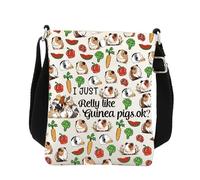 Guinea Pig Crossbody Bag Guinea Pig Lover Gifts Cute Guinea Pig Gifts I Just Really Like Guinea Pigs Pet Animal Messenger Bag