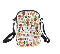 Guinea Pig Crossbody Bag Guinea Pig Lover Gifts Cute Guinea Pigs Are Like Potato Chips You Can't Have Just One Messenger Bag