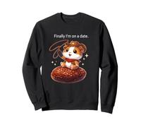 Guinea Pig Finally I'm on a Date Funny Kawaii Anime Cute Sweatshirt