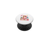 Guinea Pig Floral Costume On Beach Matching Summer Vacation PopSockets Adhesive PopGrip