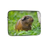 Guinea Pig Grass Patterned Laptop Sleeve ，15 Inch Suitable For Laptops, Tablets, Etc