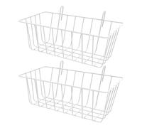 Guinea Pig Hay Feeder 9.1 Inch Hay Holder Metal Grass Holder Small Beer Basket with Hooks, Keeps Grass Tidy and Organized, 2PSC