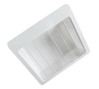 Guinea Pig Hay Feeder Cage Mounted Holder White Ph | Rabbit Box Design, Small Animal Cage Feeding Use, Helps Reduce Grass Waste