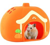 Guinea Pig Hideout,Waterproof and Dirt Resistant All Silicone Pet Kennel for Hamsters Lizards Turtles and Other Small Animals Rabbit House Burrow Accessories Comfort Hideaway (Treelike)