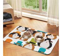 Guinea Pig Illustration Pet Feeding Mat Bowl Mat Dog Mat Suitable For Dogs Cats Specific Pads Feeder