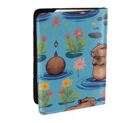 Guinea Pig Illustration Print Passport Holder Cover Wallet Passport Cover, Passport Wallet Case for Cards and Documents