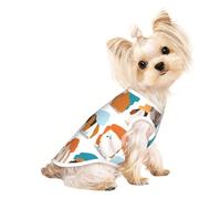 Guinea Pig Illustration Print Pet Sleeveless Tank Top for Dogs Cats Apparel Stretchy Soft Fashion Vest Gear Wear